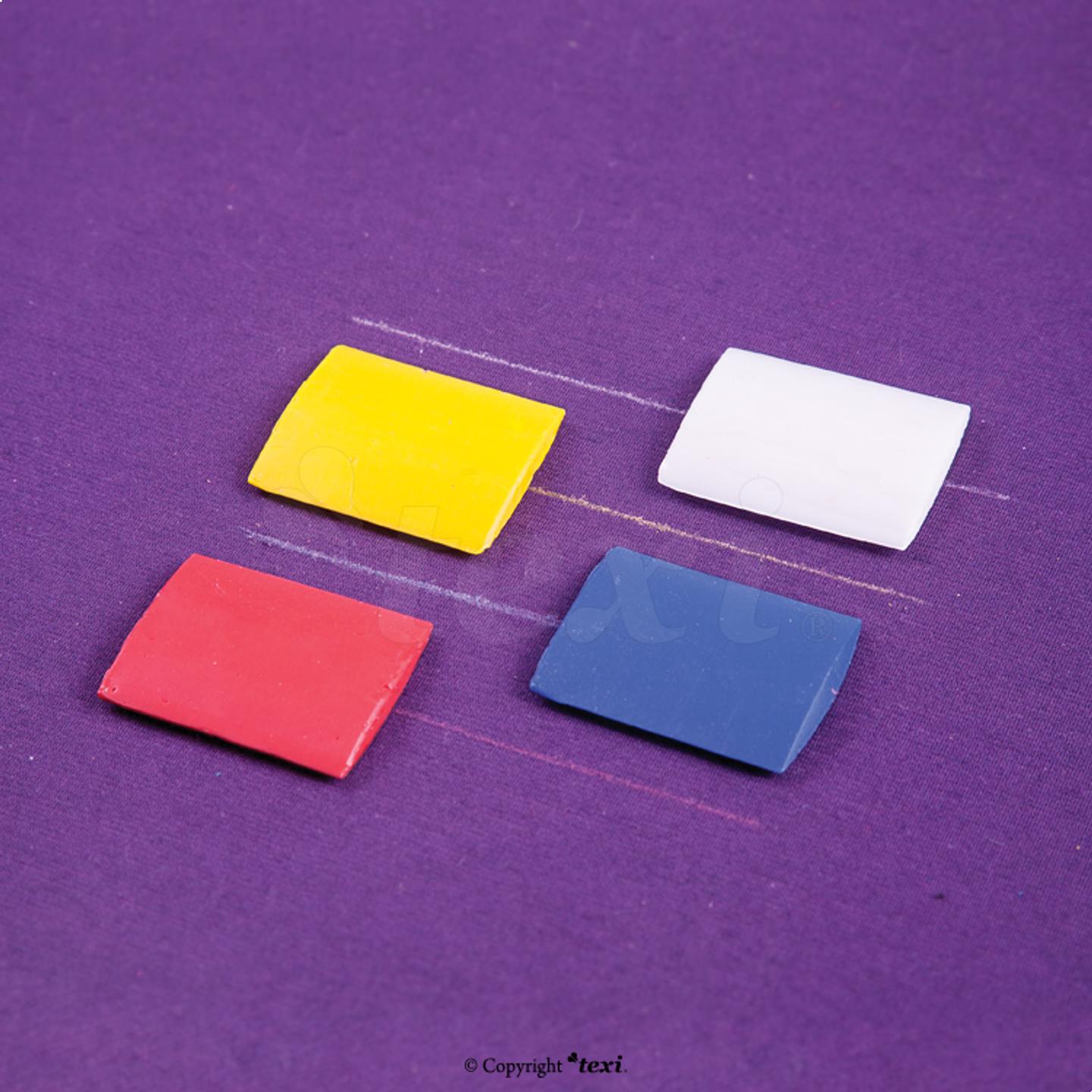 Tailor wax chalk: white + color