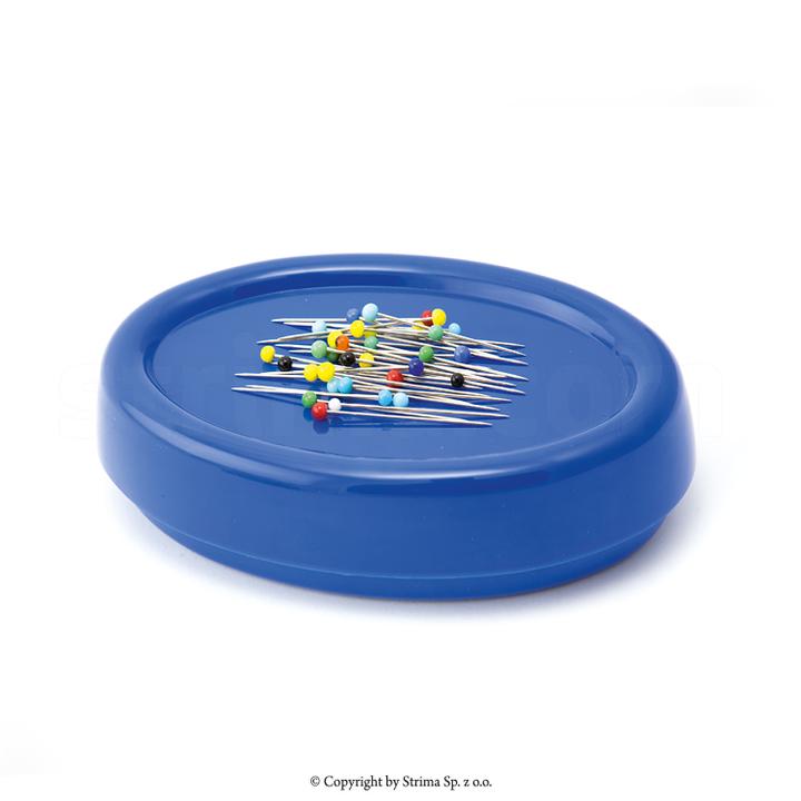 Magnetyczna poduszka do igieł i szpilek, niebieska