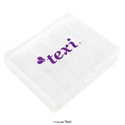 Storage box for 25 bobbins (bobbins not included)