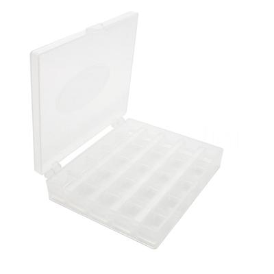 Storage box for 25 bobbins (bobbins not included)