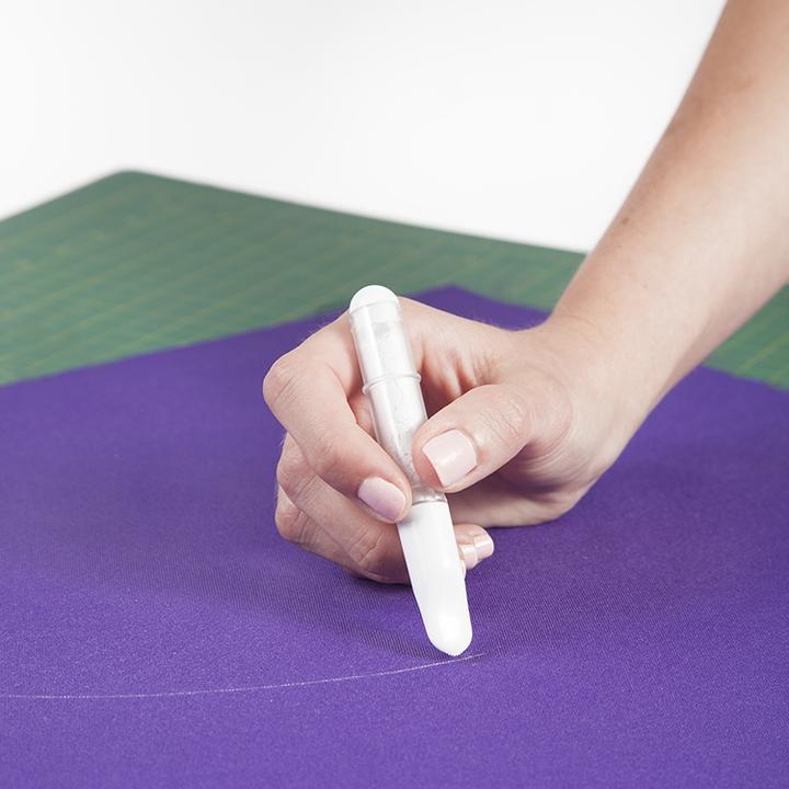 Kreda krawiecka w aplikatorze, biała