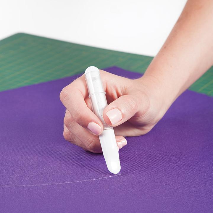 Kreda krawiecka w aplikatorze, biała