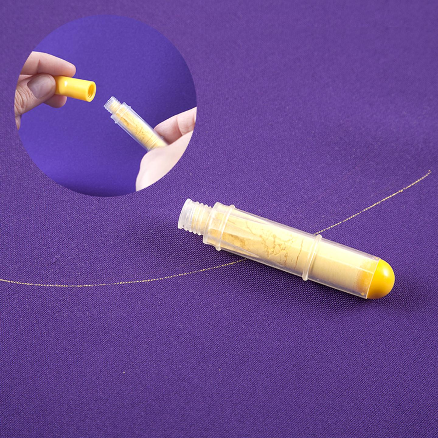 Kreda krawiecka - wkład do aplikatora, żółty