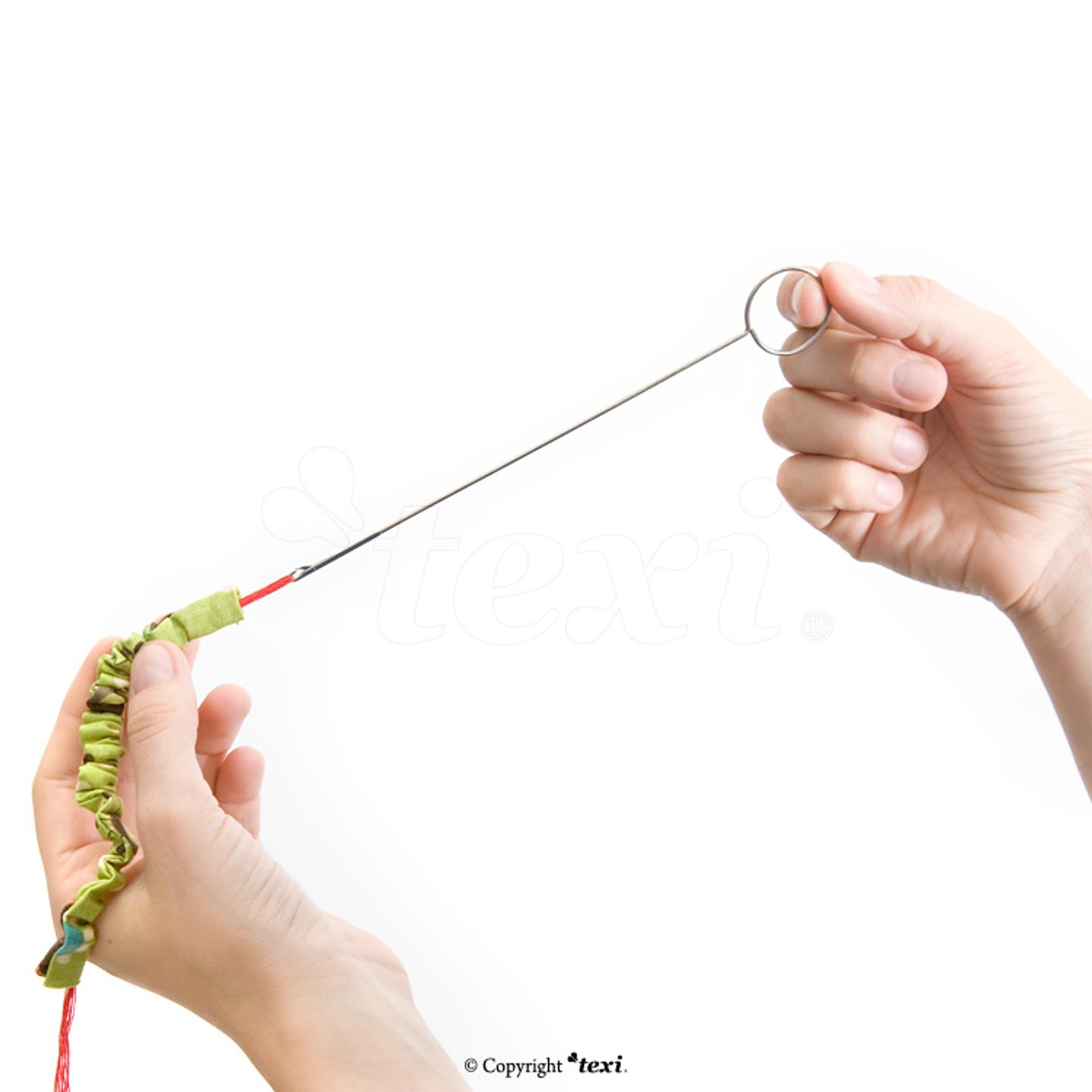 Przyrząd do wywracania pasków i szlufek oraz przeciągania sznurka, zestaw 2 szt.