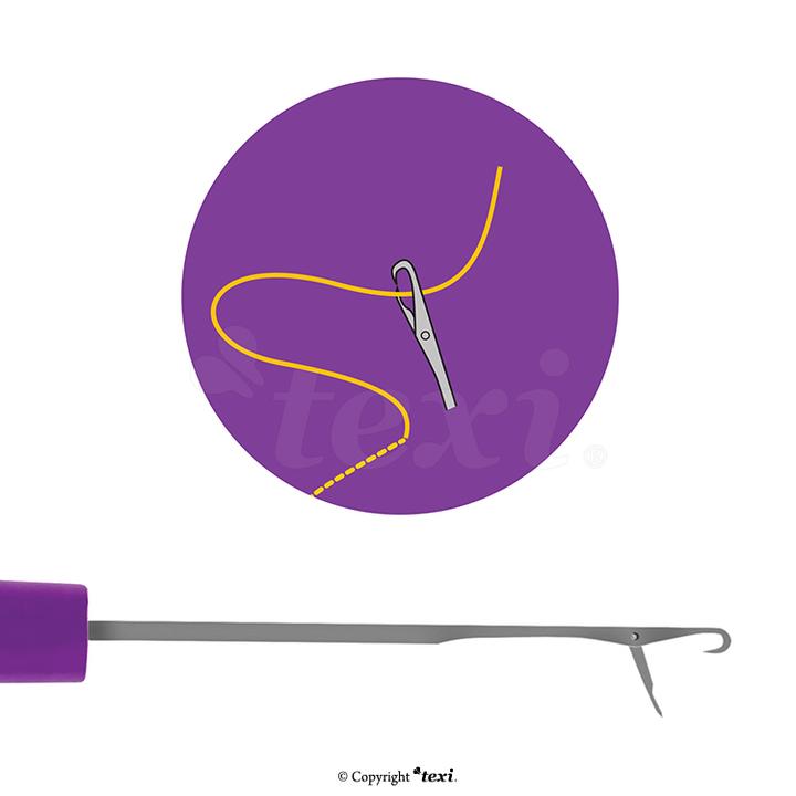 Igła do przeciągania nitek, 80 mm