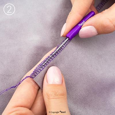 Igła do przeciągania nitek, 80 mm