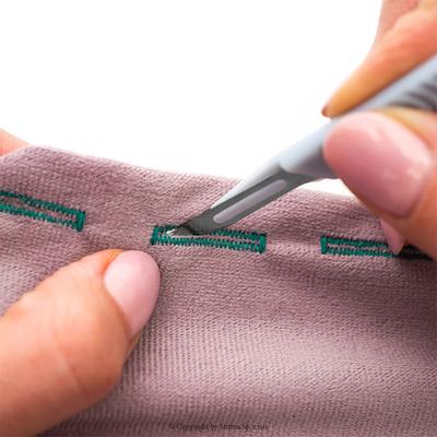 Button hole cutting knife