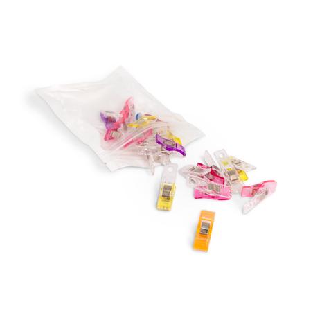 Sewing clips, mix color, 20 pcs.