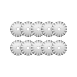 Ostrza noża krążkowego 45 mm, faliste, średnia fala, opak. 10 szt.