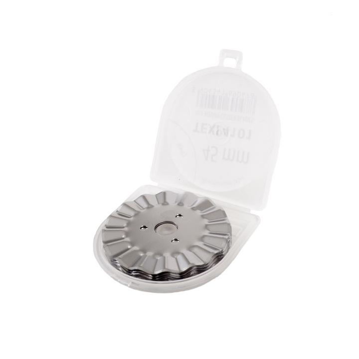 Ostrza noża krążkowego 45 mm, faliste, średnia fala, opak. 10 szt.