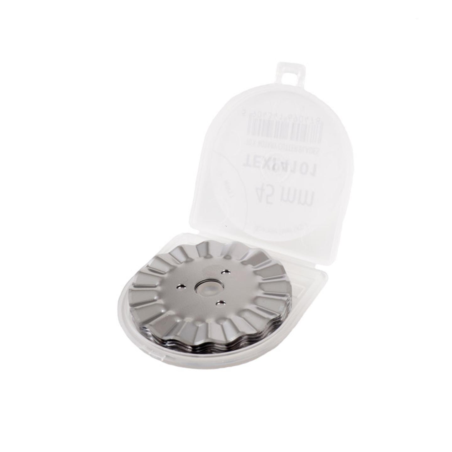 Rotary cutter blade 45mm, wavy 1, 10 pcs/pack