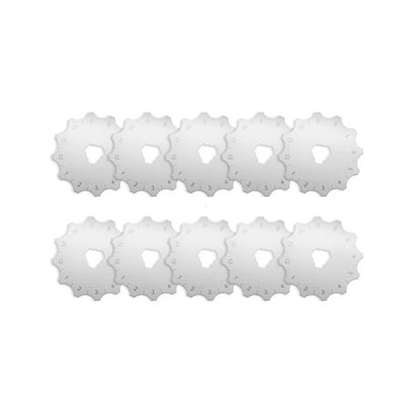 Rotary cutter blade 45mm, skip 2, 10 pcs/pack