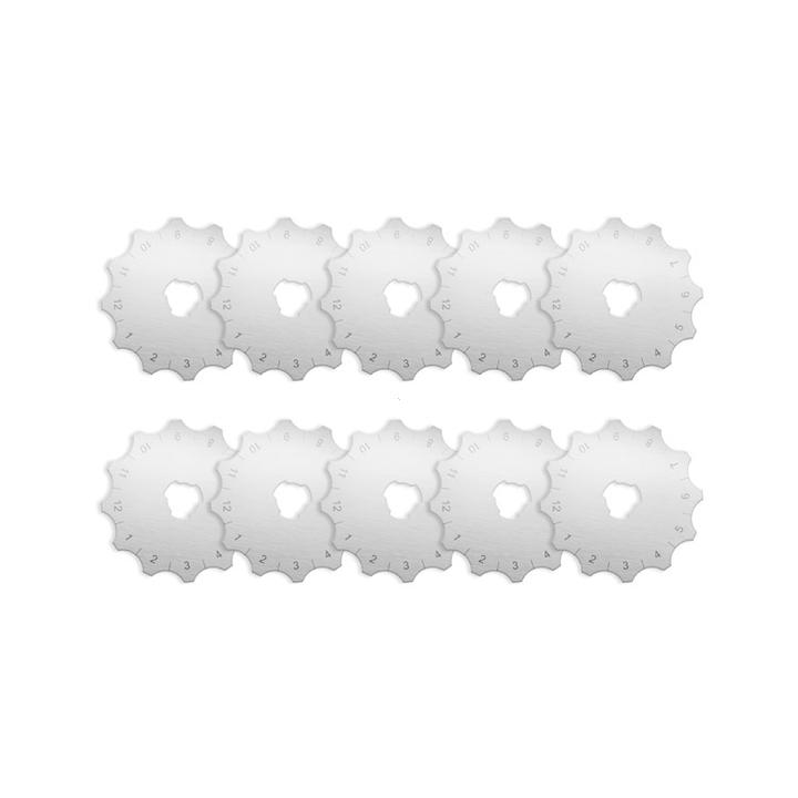 Ostrza noża krążkowego 45 mm, skokowe małe, opak. 10 szt.