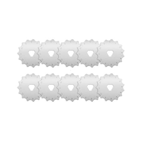 Rotary cutter blade 45mm, skip 3, 10 pcs/pack