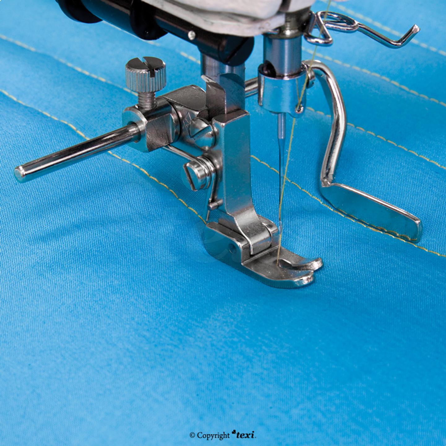 Foot with left and right gauges