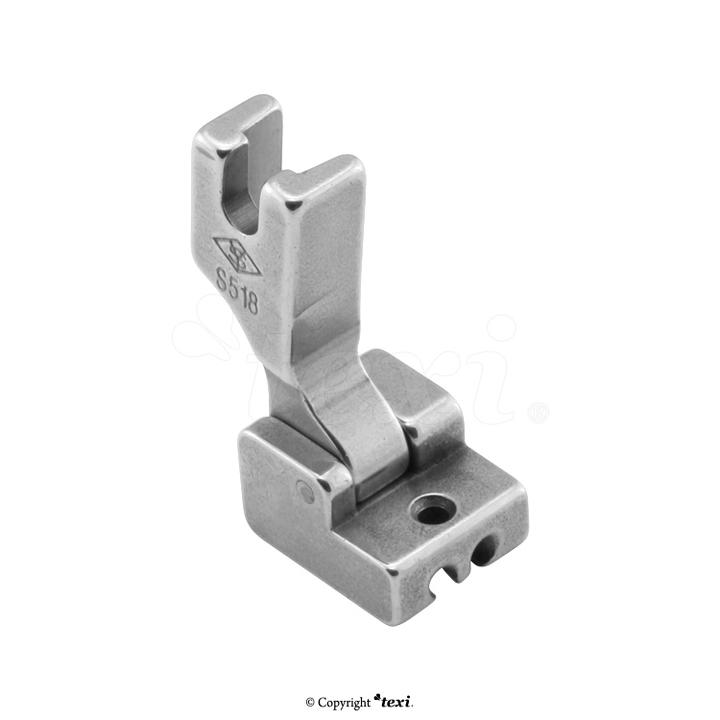 Stopka do wszywania zamków krytych