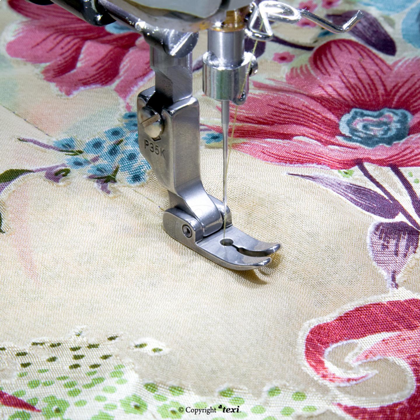 Foot for fine fabrics