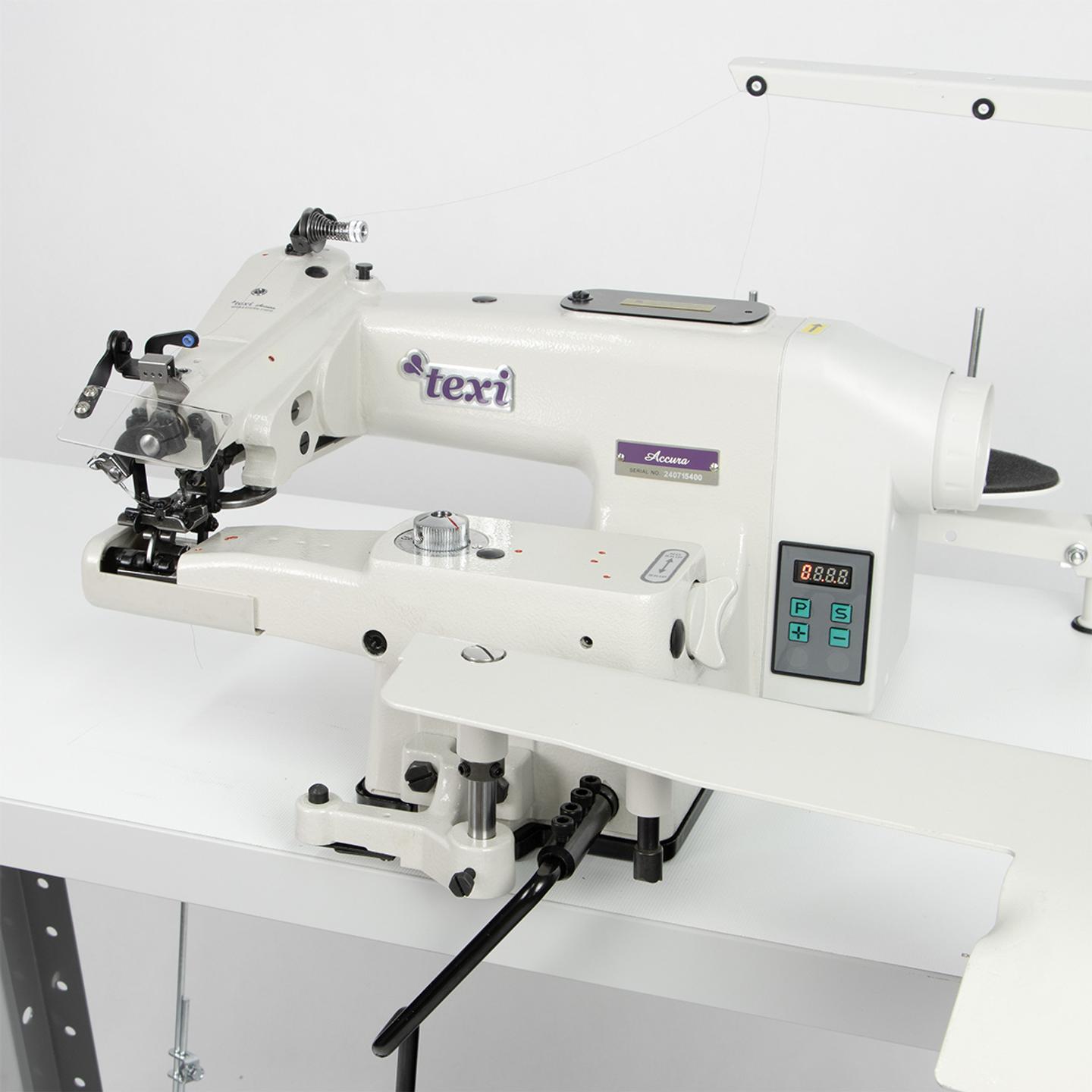 Blind stitch machine for light and medium materials, with AC Servo motor - the complete sewing machine