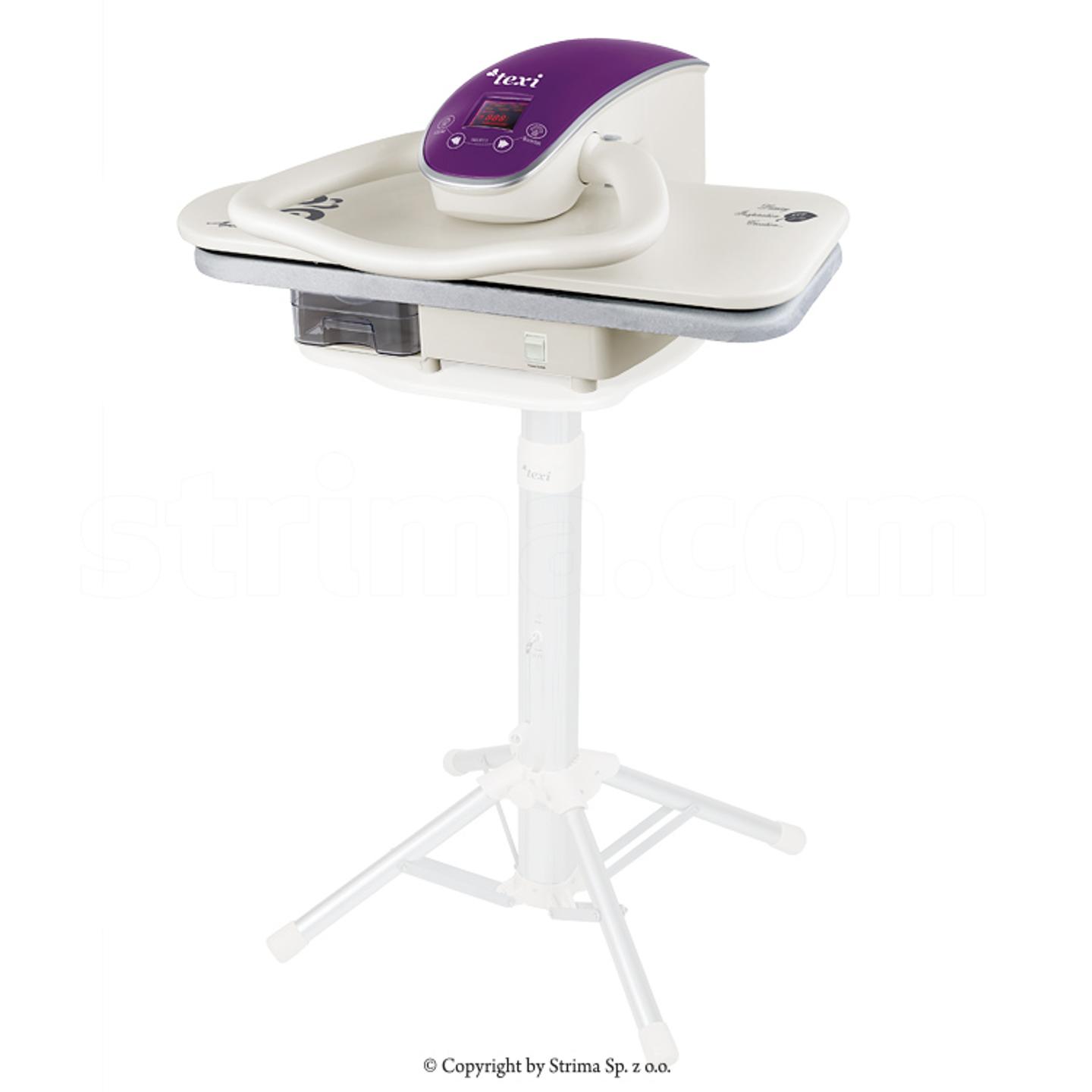 Electronically controlled steam press