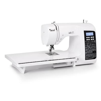 Texi Black&White computerized sewing machine with an extension table
