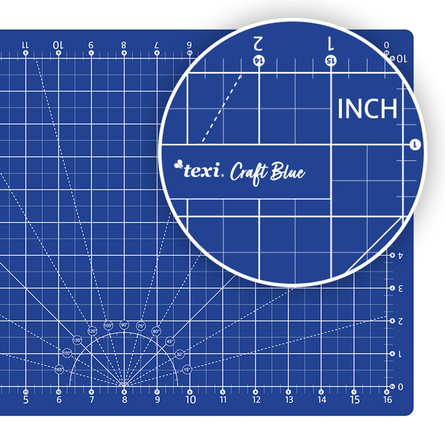 Self-healing cutting mat, 45x30 cm, dark blue