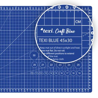 Self-healing cutting mat, 45x30 cm, dark blue