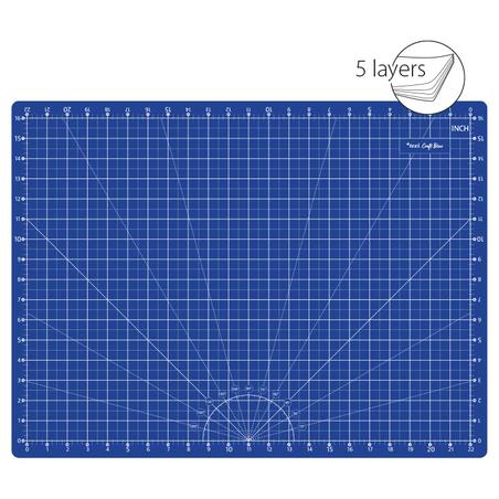 Self-healing cutting mat, 60x45 cm, dark blue