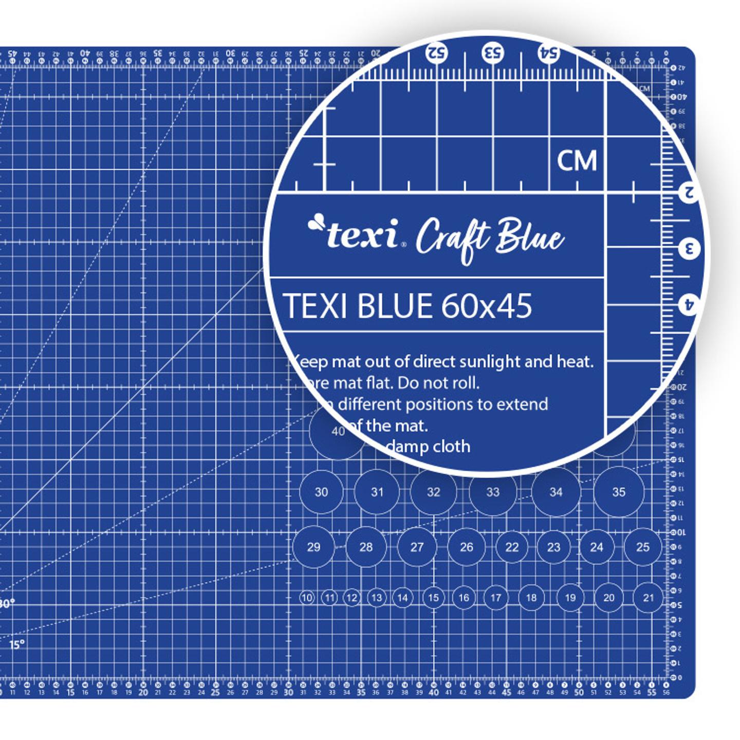 Self-healing cutting mat, 60x45 cm, dark blue