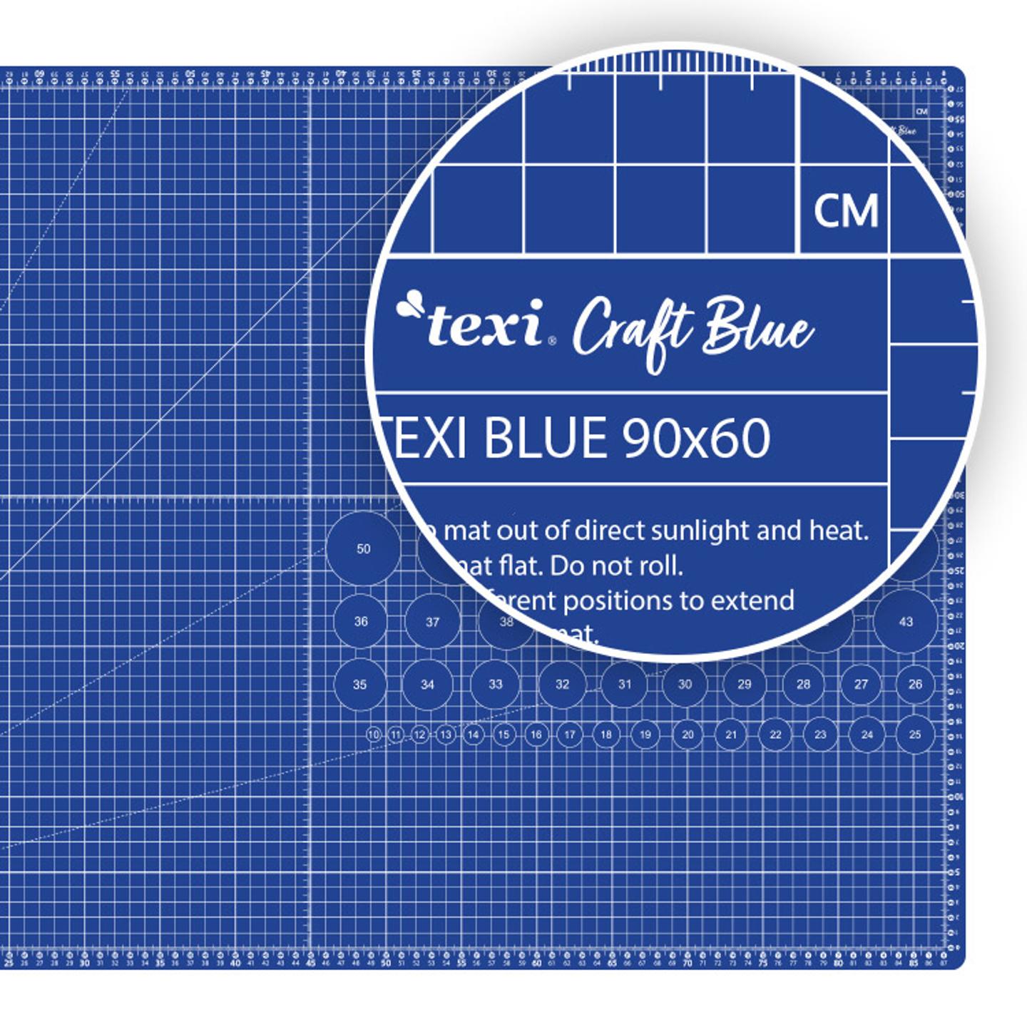 Self-healing cutting mat, 90x60 cm, dark blue