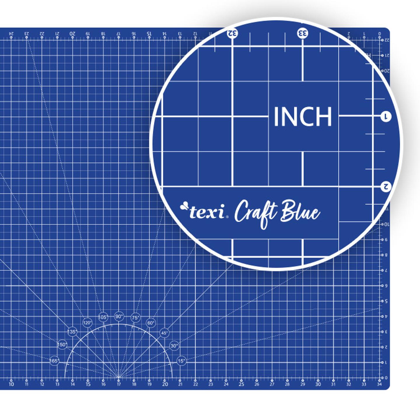 Self-healing cutting mat, 90x60 cm, dark blue