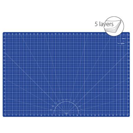 Self-healing cutting mat, 90x60 cm, dark blue