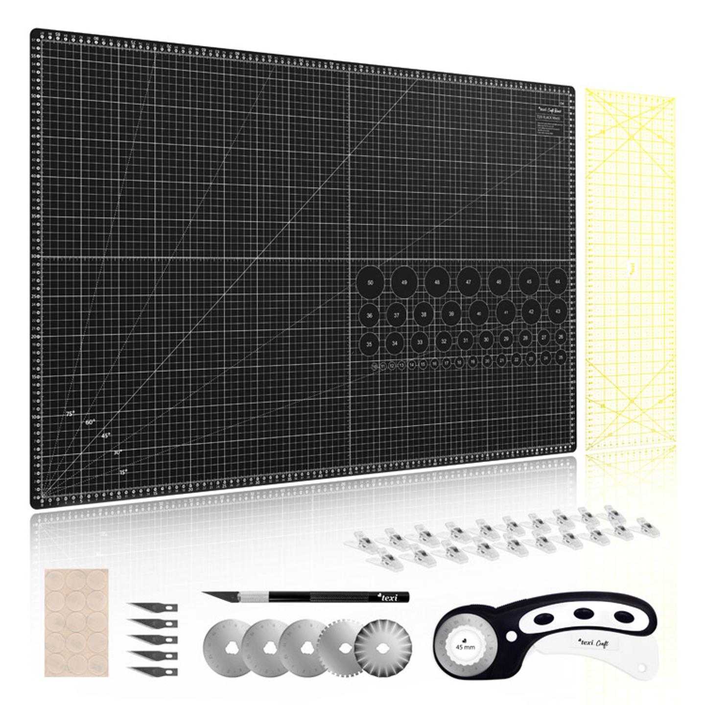 Cutting and slicing kit, size 90 x 60 cm