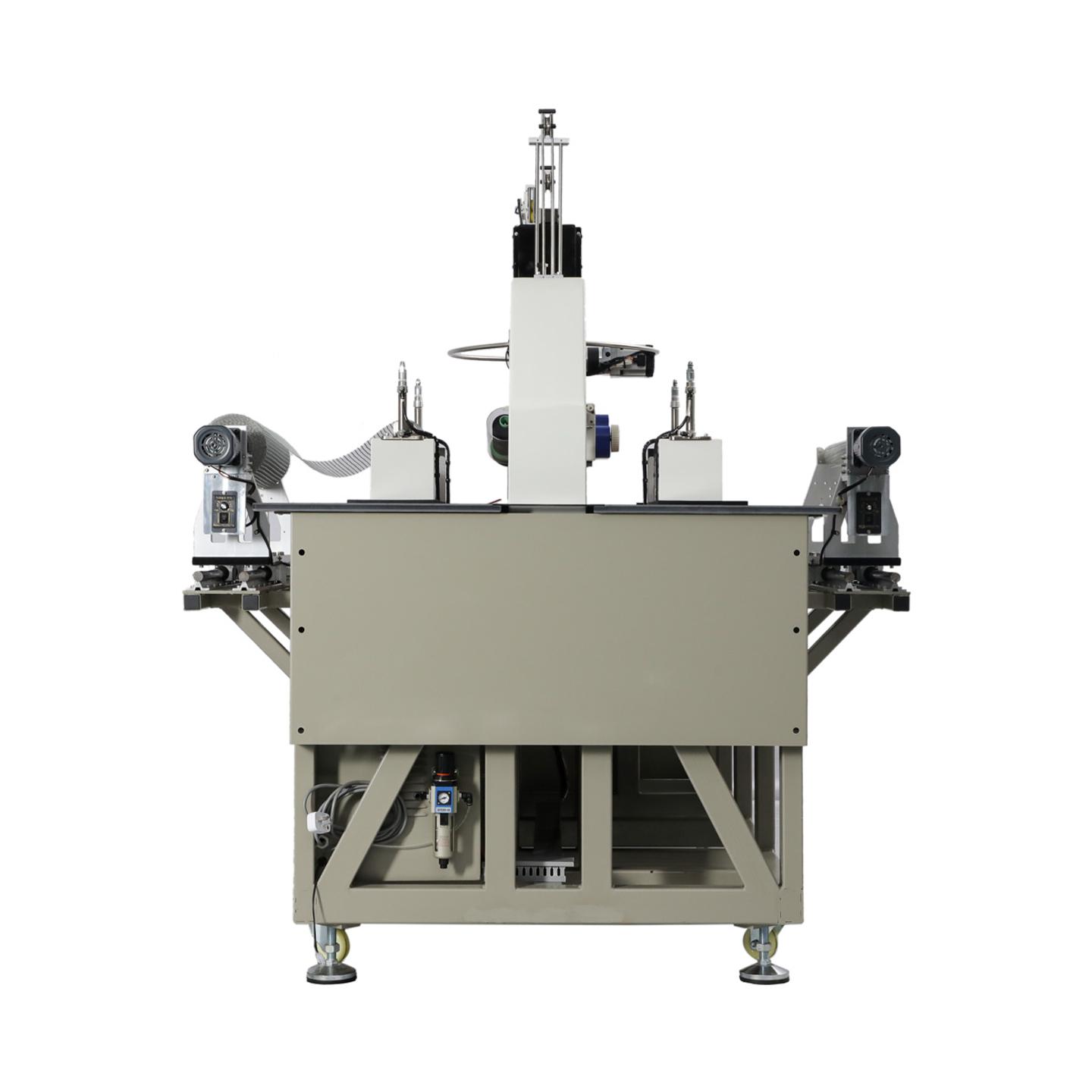 Automatic machine for sewing a resistance wire onto heating mats