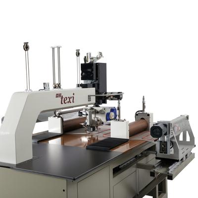 Automatic machine for sewing a resistance wire onto heating mats
