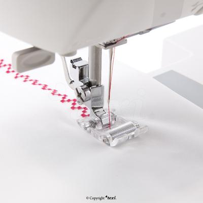 Stopka z rolkami do trudnych materiałów do maszyny domowej