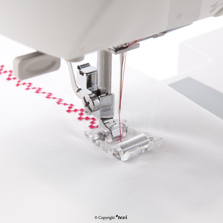 Stopka z rolkami do trudnych materiałów do maszyny domowej