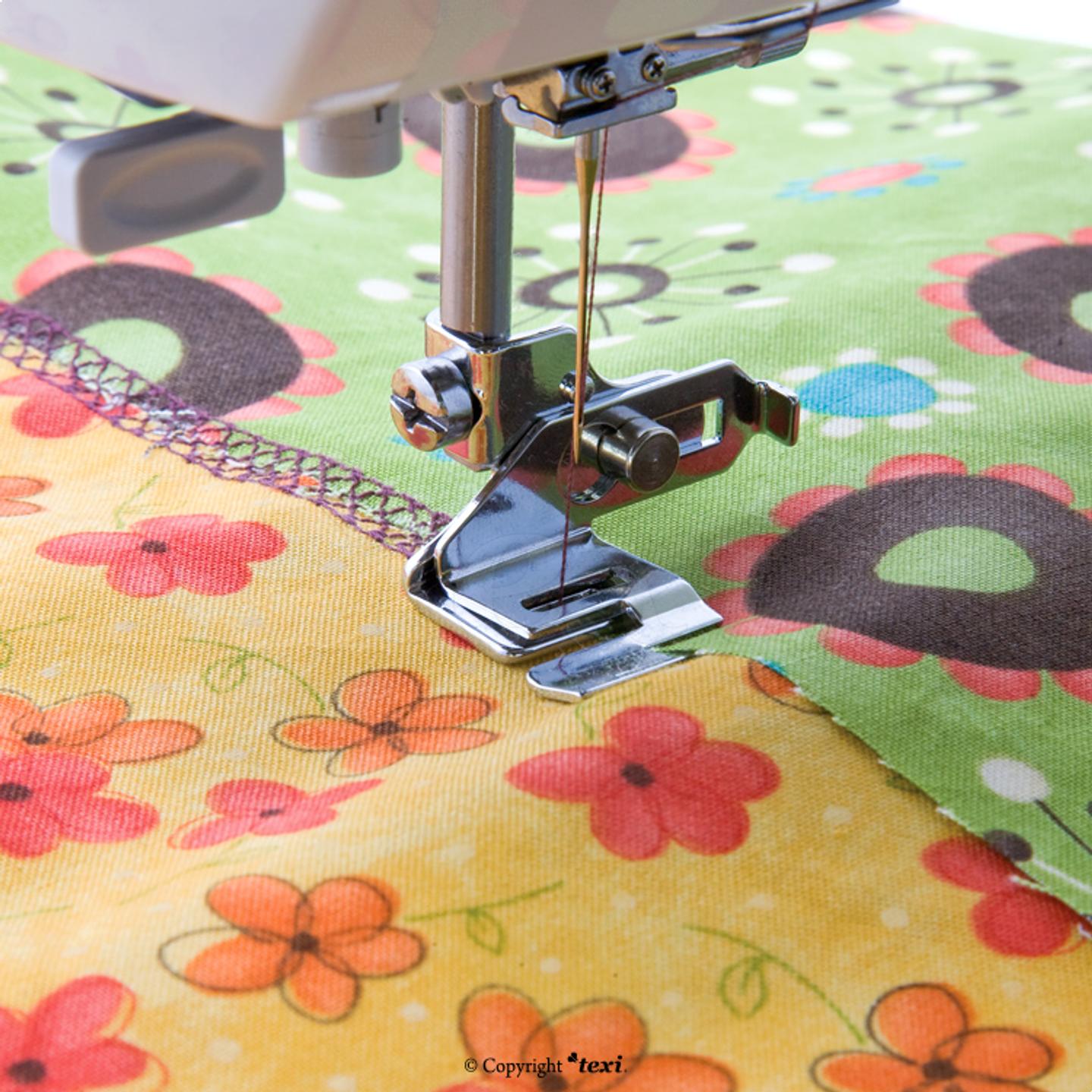 Stopka do krawędziowego łączenia dwóch tkanin