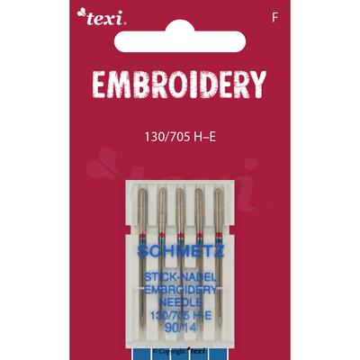 Embroidery needles for household machines, 5 pcs, size 90