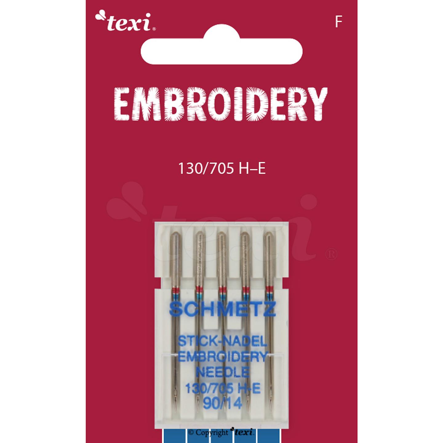 Embroidery needles for household machines, 5 pcs, size 90