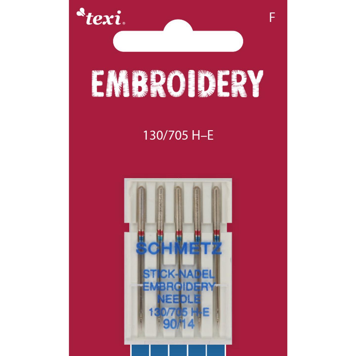 Embroidery needles for household machines, 5 pcs, size 90