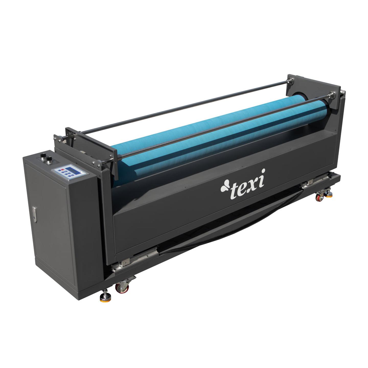 Automatic material feeder with edge position sensor for TEXI XYZ