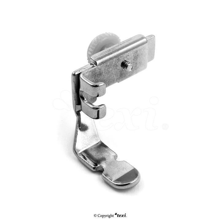 Stopka dwustronna, szeroka do wszywania zamków i szycia krawędziowego do maszyn domowych