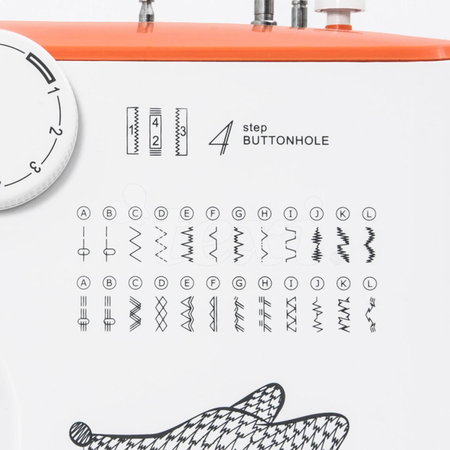 Automatic multifunctional sewing machine Texi Fox 25