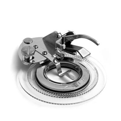 Flower stitch foot for household machine