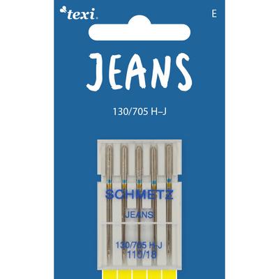 Jeans needles for household machines, 5 pcs, size 110