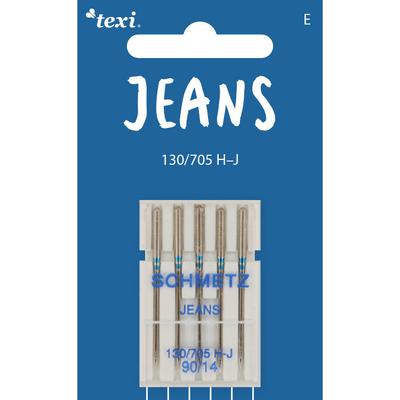 Jeans needles for household machines, 5 pcs, size 90