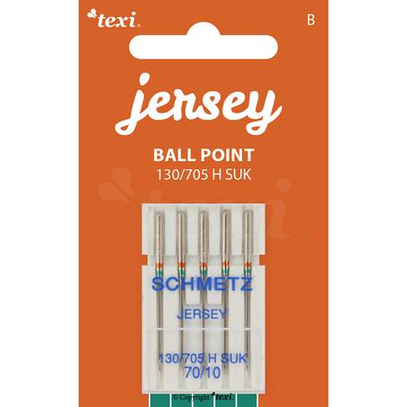 Ball point needles (medium ball) for household machines, 5 pcs, size 70