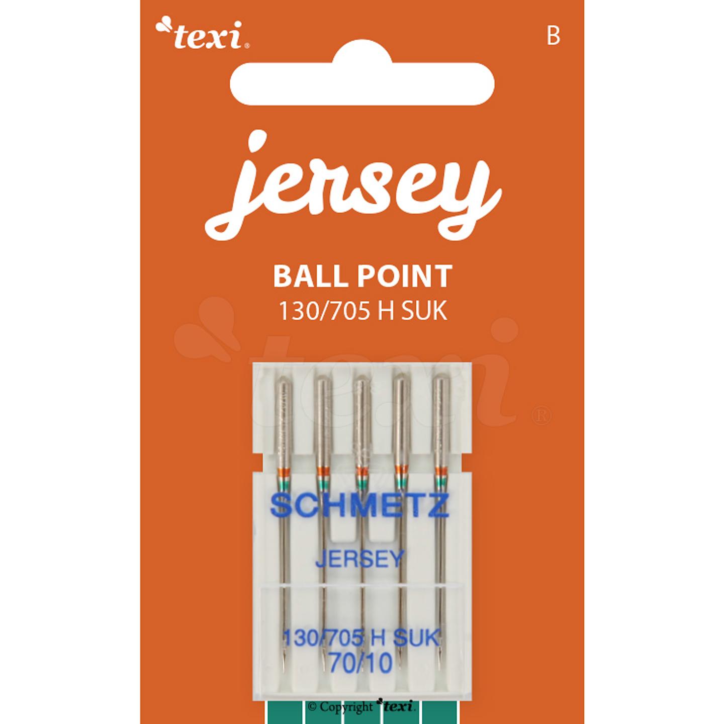 Ball point needles (medium ball) for household machines, 5 pcs, size 70