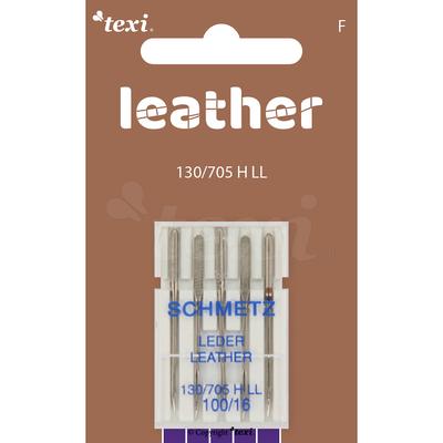 Leather needles for household machines, 5 pcs, size 100