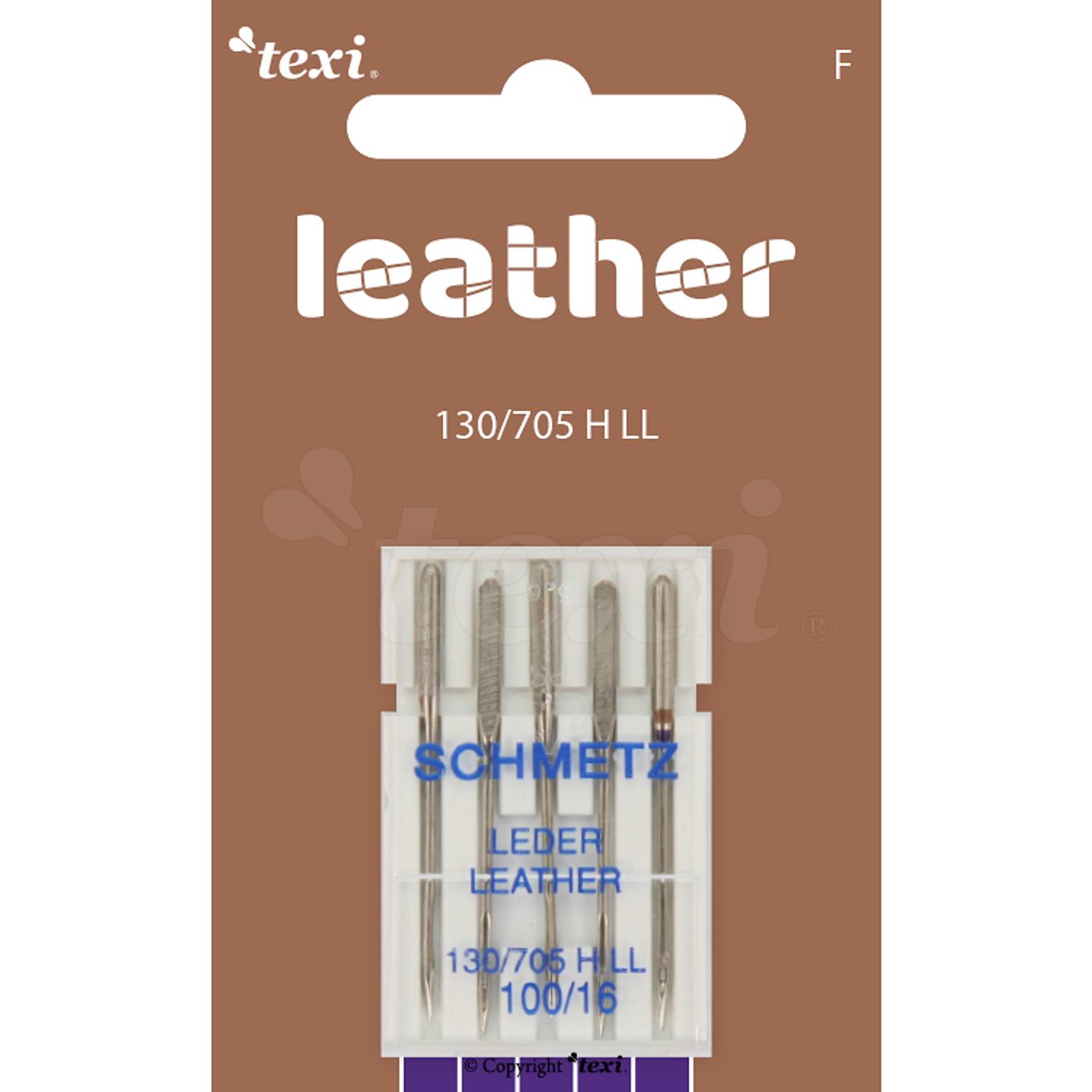 Leather needles for household machines, 5 pcs, size 100